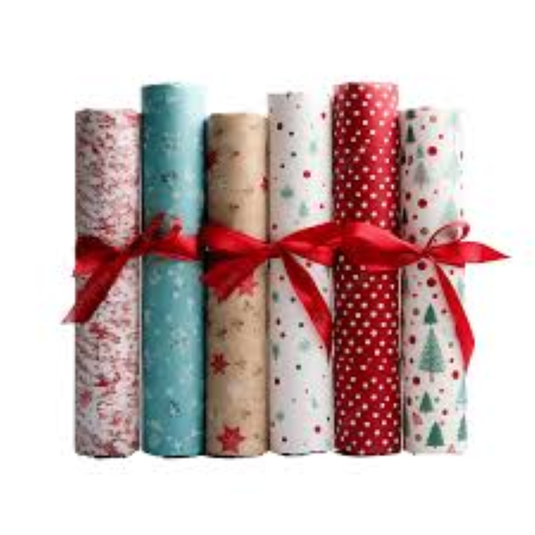 GIFT WRAPPER ROLL 5.*75CM 2PCS PACK